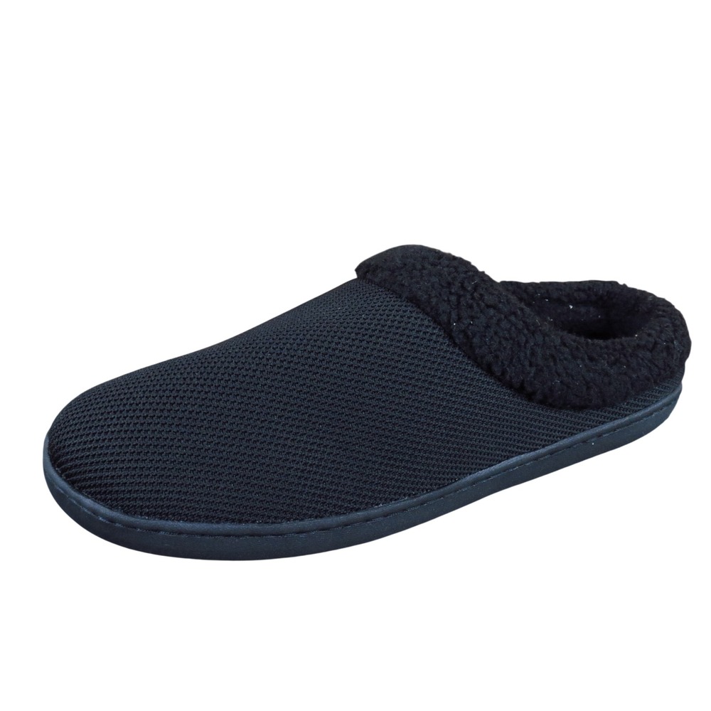 Clarks Cloudsteppers Lenox Dream Mens Slipper Size 9 Indoor Outdoor Black Mesh